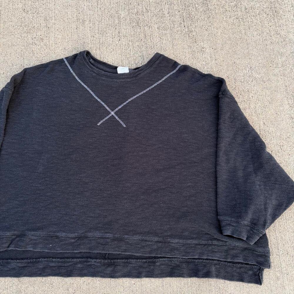 We the free black sweatshirt large